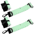 Soulchen 2 Pcs 60 Inch Fishing Ruler Fishing Measuring Tape with Bump Board Waterproof Portable Roll up Fish Measuring Board Device Tool for Crappie Tuna Shark Swordfish