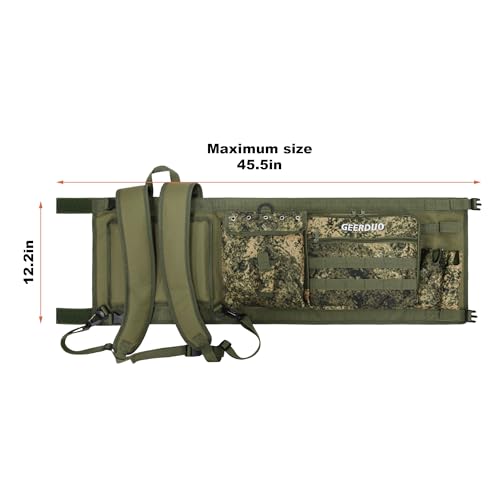 Fishing Bucket Backpack with Rod & Plier Holder and Pockets for Fishing, Hunting, Apple Picking for 5 Gallon Bucket (Camo) - color: Camo