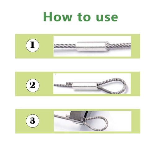 Aluminum Fishing Line Crimp Sleeves, Strong Crimps for Fishing Line Monofilament Saltwater Wire Leader Rigging Rope Cable (200pcs) - color: 200pcs