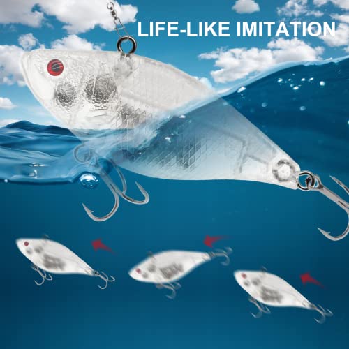 10pcs/20pcs Fishing Blanks Lures Kit Fishing Topwater Unpainted Swimbait Unpainted Crankbaits Hard Baits DIY Lure for Bass Salmon Trout Saltwater and Freshwater - color: C: Fishing Blank Hard Lures Kit 20pcs