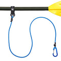 Kayak Paddle Leash, Paddle Leash Lightweight Coiled Kayak Rod Leashes for SUP Kayaking Canoing Fishing Boating - color: Blue-1 Pack