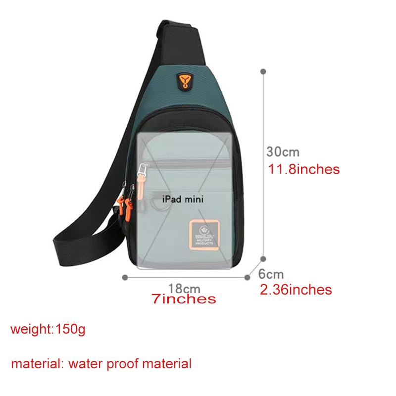 Sling Bag Small Sling Backpack Travel Backpack Hiking Daypack Adjustable Shoulder Strap Chest Bag Multipurpose Cross Body Bag(Blue) - color: Blue