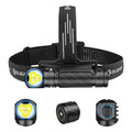 OLIGHT Perun 3 Rechargeable Headlamp Flashlight, 3000 Lumens LED Headlight with Red Light, Waterproof Head Lamp with Headband for Outdoor Camping, Hiking, Working(Black) - color: Black