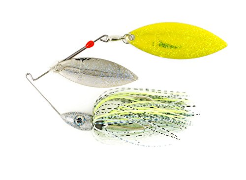 Nichols Lures Pulsator Metal Flake Double Willow Spinnerbait - color: Bombshell Shad, size: 1/2-Ounce