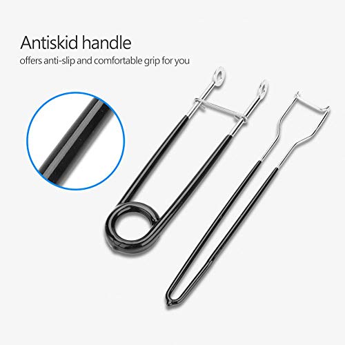 Tbest Jaw Spreader for Pike,Fish Mouth Spreader,Stainless Steel Fish Hook Remover Extractor Mouth Opener Jaw Spreader Hook Remove Saltwater Fishing Tool Set Kit Fishing Jaw Spreader