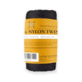 Just For Nets Twisted Tarred Nylon Bank Line Twine, Black, 1lb Spool - Heavy Duty String Line for Net Repair, Camping, Trot Line Fishing, Bushcraft Cordage (#18-1lb Spool) - size: #18 - 1lb Spool