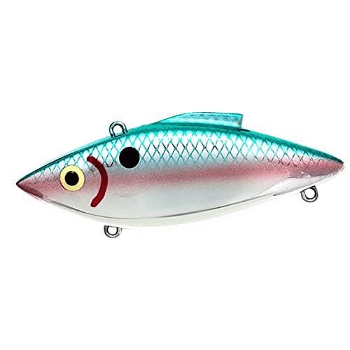 Bill Lewis Lures Lifelike Rat-L-Trap Magnum Force Lipless Crankbait Fishing Wobble Lure for Shallow Saltwater - color: Lake Fork Special, size: One Size