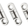 Dr.Fish Heavy Swivels for Saltwater Fishing, 190-705LB Wind on Swivels Rust Resistant Heavy Duty Fishing Tackles Stainless for Tuna Shark - size: 550LB