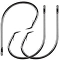 Circle Hooks Saltwater,50/150pcs Fishing Hooks Inline High Carbon Steel Fish Hook Straight Eye Barbed Point Octopus Hook for Catfish Bass Saltwater Freshwater Fishing - size: 1/0_50pcs