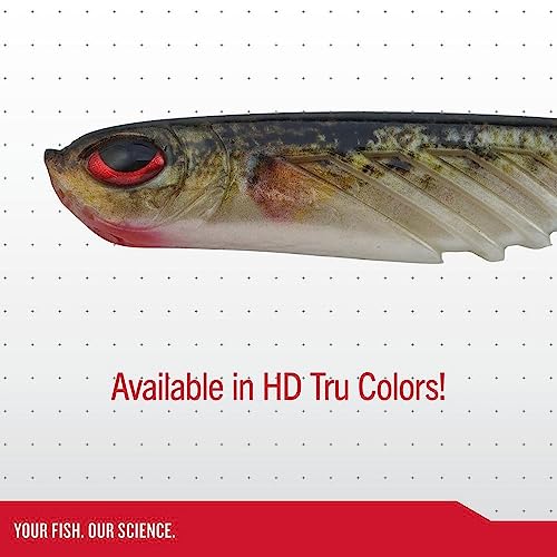 Berkley PowerBait Ripple Shad Fishing Soft Bait - color: HD Purple Smelt, size: 3 1/2"