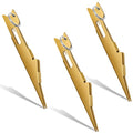 Deekin 3 Pcs Fishing Line Knot Quick Tie Fishing Knot Tying Tool Fly Nail Knot Tool Fly Angler Accessories Fly Tying Equipment for Hooks Lures Lines Men - color: Gold