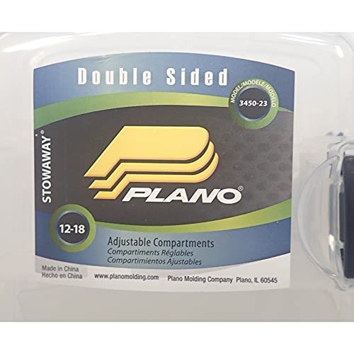 Plano 3450-23 Double-Sided Tackle Box, Premium Tackle Storage (Pack of 3) - size: One Size (Pack of 3), style: 3450-23