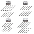 Reaction Tackle Nail Weights for Bass Fishing - Insert Pencil Sinkers for Wacky Rig, Neko Rig and Soft Plastic Lures - Freshwater and Saltwater - 25-Pack - size: Variety Pack: 1/32, 1/16, 3/32, 1/8 Oz (40 Piece)