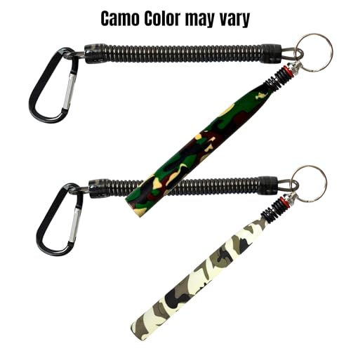 Reaction Tackle Wacky Rig Tool and O-Rings for Soft Plastic Worms, Bass Fishing Wacky Rig and Neko Rig Stick Bait Setup for Largemouth and Smallmouth - color: Camo Wacky Tool (+10 O-rings)
