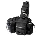 Multi - Carry Fishing Fanny Pack - Rod - Holding, Water - Repellent, Large Capacity for Bass Angling