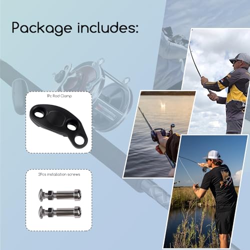 XTPTFABS 33-113 Fishing Reel Part-Clamp (with Hardware) Compatible with P-ENN 112H 113H 140 250 500 500S 505 Conventional Fishing Reel