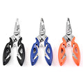 Fishing Pliers Stainless Steel Fish Hook Remover, Saltwater Resistant Fishing Braid Scissors Braided Line Cutter, Split Ring Opener Fishing Tools (5in-3pcs)