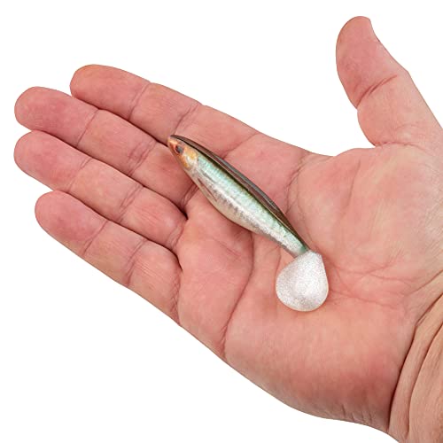 Berkley PowerBait The Champ Swimmer Fishing Soft Bait - color: HD Stealth Minnow, size: 3.8"