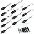 Downrigger Terminal Kit Fishing Boating Accessories Deep Water Trolling Release Kit Marine Downrigger Set with Storage Box Boat Fishing Terminal Tool for Saltwater and Freshwater