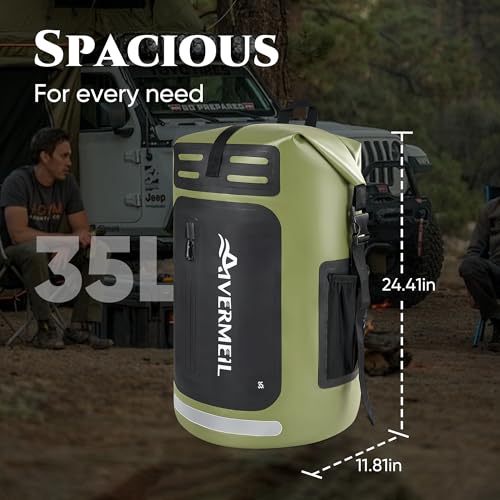 Waterproof Dry Bag with Waterproof Phone Case Green - color: Green, style: Dry Bag
