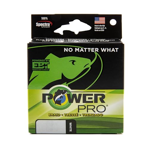 Power Pro Spectra Fiber Braided Fishing Line - color: Hi-Vis Yellow, size: 150YD/20LB, style: 0