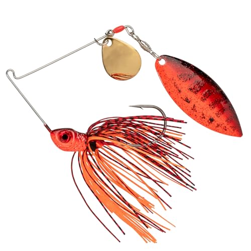 Strike King Red Eyed Special Fishing Lure, Spinnerbait - color: Fire Craw, size: 1/2oz