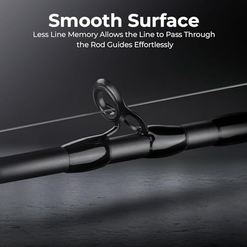 KastKing TriPolymer Crappie Advanced Monofilament Fishing Line, Higher Strength, Super Smooth, Low Light Refraction, Tri-Extrusion Advanced Mono Fishing line, Highly Abrasion Resistant - color: ICE CLEAR, size: 2LB-0.0055in-300Yds