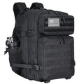 Lovelinks21 45L Tactical Assault Backpack 3 day assault pack with Molle Waterproof backpack Rucksack for Tactical Backpacks (Black) - color: Black