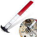 ecocstm Seal Puller Tool, Oil Seal Removal Tool with Dual Hook, Universal Wheel Seal Twister Puller, Heavy Duty Seal Puller and Installer Kit for Oil and Grease Seals Removal