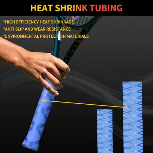 Heat Shrink tubing, Long 3.2 ft, Big Size 15-45mm, Insulation Non-Slip Waterproof (Blue, 25mm) - color: Blue, size: 25