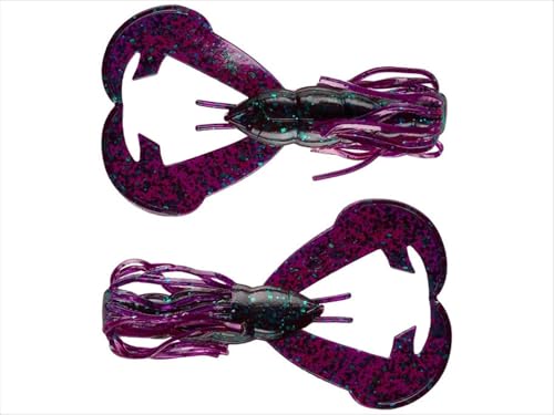 Strike King Rage Luau Craw Soft Bait - color: 42 - Junebug