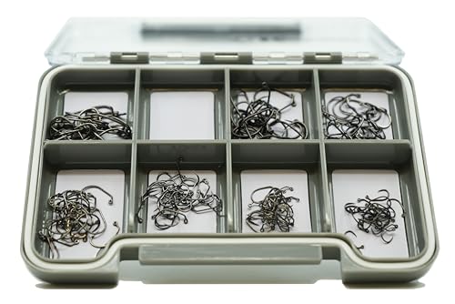 Kingfisher Fly Tying Wide Gap Barbless Jig Euro Nymph Fly Tying Hook – High Carbon Steel Barbless Hooks for Standard Euro Nymph Patterns - size: #18-100 PK