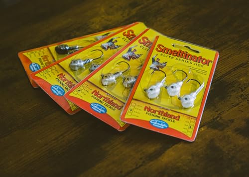 Northland Fishing Tackle Smeltinator Jig Head, Premium Bass Fishing Lure for Swimbaits & Plastics, 2 Pack - 1/2 Oz, Smelt, 3/0 Hook