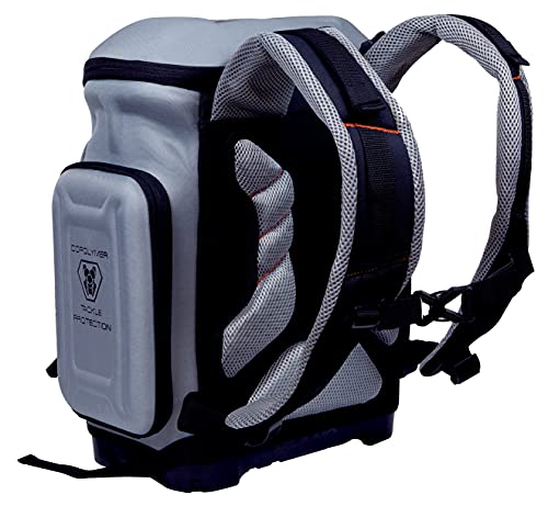 Plano Atlas 3700 Tackle Fishing Backpack, Gray EVA Material, Includes 3 3750 StowAway Utility Boxes for Worms, Lures, & Baits, Waterproof & Non-Skid Base, Grey - style: Backpack