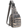Viriber Tactical Backpack, Waterproof Military Cross-body Molle Sling Shoulder Backpack Chest Bag for Outdoor Every Day Carry Camouflage C - color: Camo C