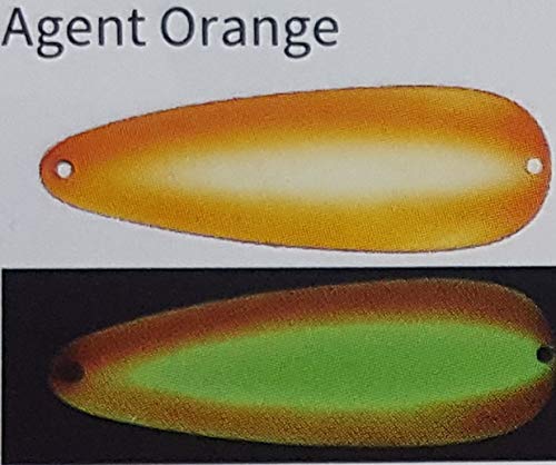 Moonshine RV Casting Spoon - color: Agent Orange, size: 3/4 Ounce