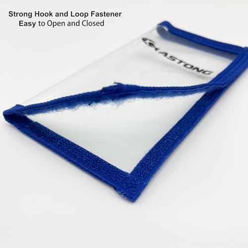 Clear PVC Fishing Lure Wraps 4/10 Pack See-through Lure Covers Durable Fishing Hook Bait Storage Protectors Keeps Children, Pets and Fishermen from Sharp Hook 2 Size (4Pcs(2M+2L), Blue) - color: Blue, style: 4pcs(2m+2l)