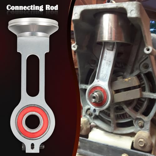 KK-4835 Compressor Piston Kit Connecting Rod Replacement Kit Perfectly Fits for Sears Craftsman Devildiss Dewalt Porter Cable Oil Free Air Compressor Pump, Comparable to KK-4835 KK-5081 A02743