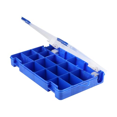 Shakespeare Tacklebox Fishing Tackle Storage, Blue Swirl, 4-Pack, Customizable, Dual-Latching System, Built-In Rod Holder, Compact, Lightweight - style: 4pk Blue Swirl
