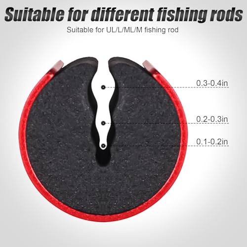 Fishing Rod Clip, Wearable Fishing Rod Holder, Portable Fishing Rod Accessory, Suitable for Fly Fishing, Stream Fishing, and Micro Tackle
