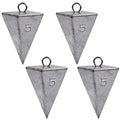 Pyramid Sinkers Fishing Weights Saltwater Pyramid Weights for Surf Fishing Gear Tackle 1oz 2oz 3oz 4oz 5oz 6oz 8oz - style: 5 Ounce, 4 Pack