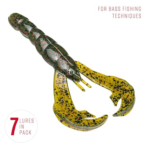 Strike King Rage Tail Craw - color: Watermelon Seed with Red Flake, size: 4 inch