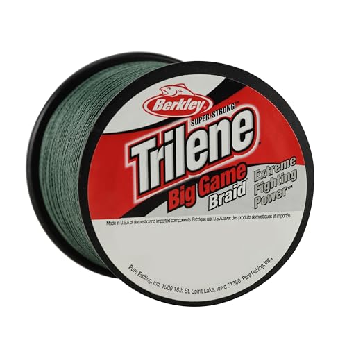 Berkley Trilene Big Game Braid Fishing Line - color: Lo-Vis Green, size: 65lb - 328yd