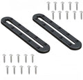 Kayak Track Kayak Low Profile Track,Kayak Rail,Kayak Accessories Mount Track,Kayak Gear Track for Fishing Rod Holder,Kayak Rail Track for Paddle Holders Fish Finder,Cup Holder,Anchor Cleats - size: 9inch2pcs