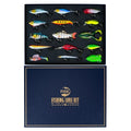 Fishing Lures Kit for Bass, 15PCS Swimbaits Crankbaits Fishing Tackle Set | Bass Fishing Lure Kit, Multi Jointed Swimbaits and Soft Baits for Trout Pike Freshwater Fishing - style: Hard /Soft Bait 1