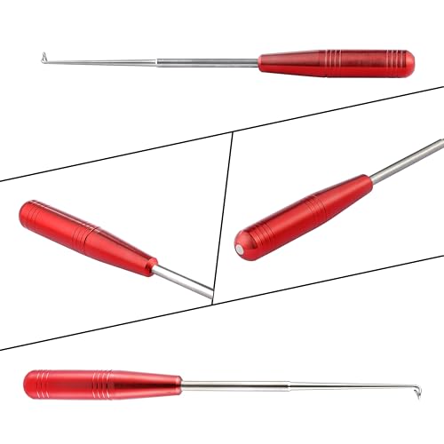4PCS Fishing Hook Remover, Stainless Steel Fish Hook Remover Tool for Finishing, Storage Tube Included