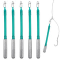 Dragging Weights for Catfishing Trolling, Drifting Dragging Sinkers No Snag Sinker for Bottom Bouncing Catfish Fishing Slip Stick Catfish Dragging Weights - size: 3oz-5pcs