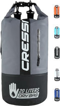 CRESSI Premium Dry Bag - color: Black/Grey