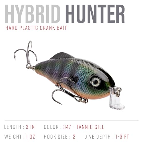 Strike King Hybrid Hunter Shallow Crankbait - color: 347 - Tannic Gill