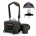 Goture Waterproof Fishing Waist Pack,IPX8 840D TPU Large Tackle Bags with Rod Holder,Airtight Zipper,Detachable Water Bottle Holder, 10L Fly Fishing Bag with Adjustable Strap, Wader Bag Included - color: C1:10L Waterproof Tackle Bag & Wader Bag
